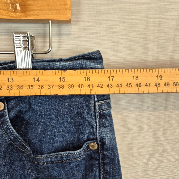 Levis 515 Jeans Womens 14M Bootcut Mid Rise Medium Wash Denim Outdoors Casual - Picture 7 of 16